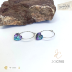 AROS ARGOLLA CORAZON HECHO CON CRISTAL SWAROVSKI