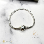 PULSERA PARA CHARMS CORAZON 17 CM